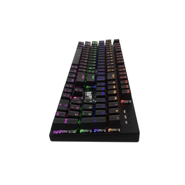 TECLADO MECANICO RAPTOR FIRECLAW M104 RETROILUMINADO SWITCH RED OUTEMU - Imagen 1