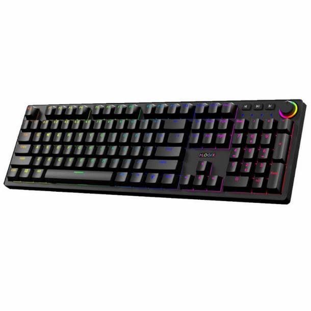 TECLADO MECANICO MLOGIX MK104 GHOST BUSTER RGB SWITCH BLUE - Imagen 1