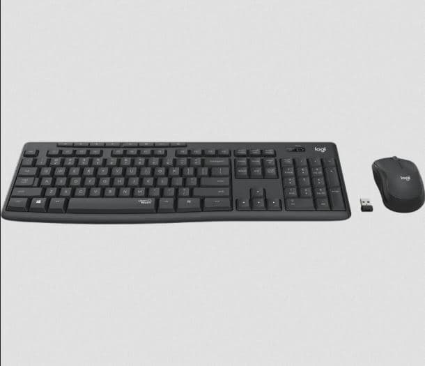 TECLADO Y MOUSE LOGITECH WIRELESS MK295 SILENT BLACK 920-009792 · Logitech