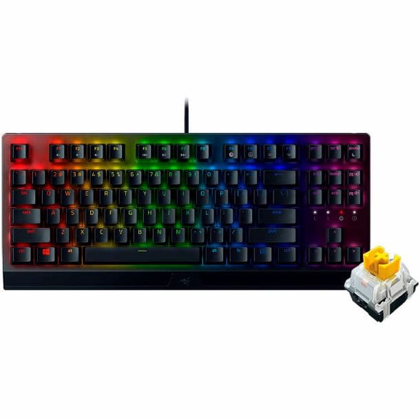 TECLADO GAMER RAZER BLACKWIDOW V3 TENKEYLESS RZ03-03491800-R3M1 - Imagen 1