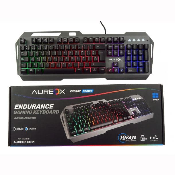 TECLADO AUREOX ENDURANCE GAMING GK200 - Imagen 1
