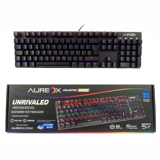 TECLADO MECANICO AUREOX UNRIVAILED GAMING GK600 - Imagen 1
