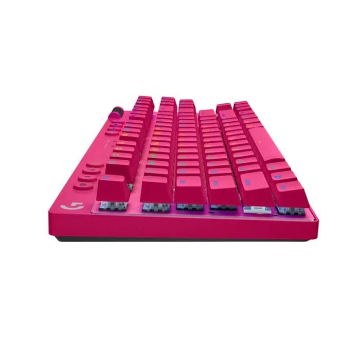 TECLADO WIRELESS LOGITECH PRO X TKL LIGHTSPEED MAGENTA 920-012154 - Imagen 1