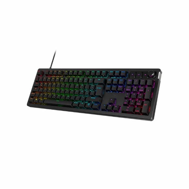 TECLADO GAMER HYPERX ALLOY RISE 7G7A3AA SWITCH RED ESPAÑOL LATINO - Imagen 1