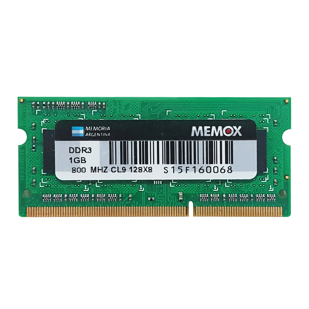 SODIMM DDR3 1GB MEMOX 800MHZ