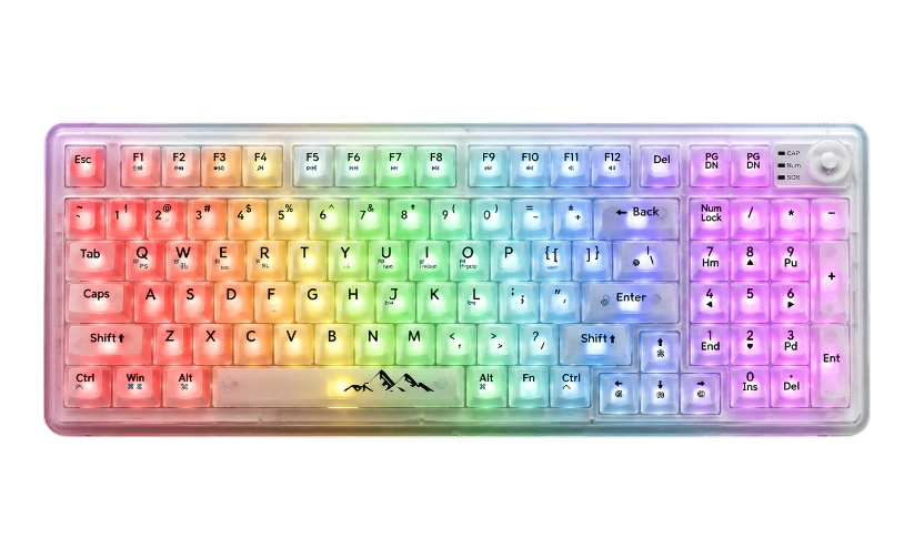 Teclado Eweadn V99s Transparente - imagen 5