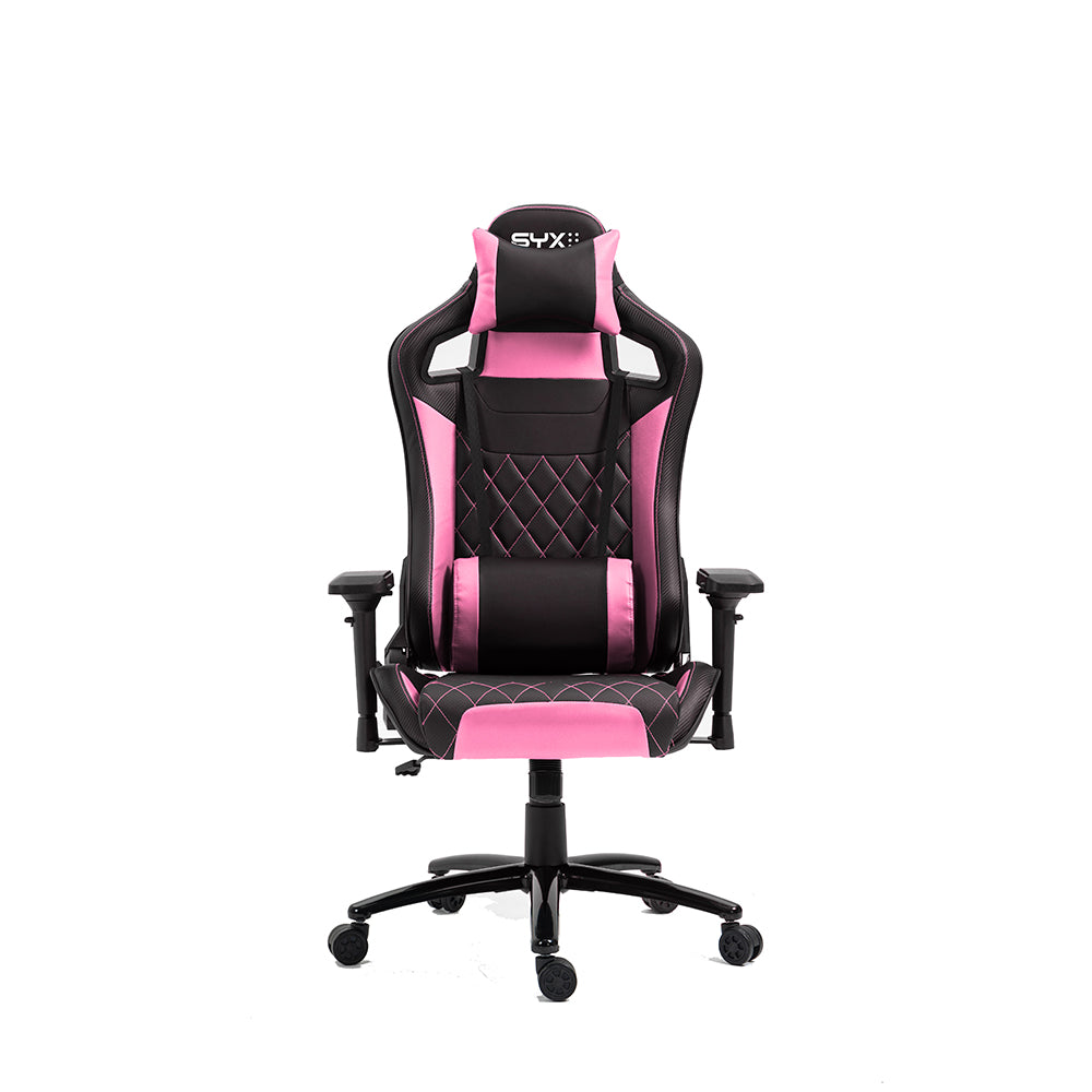 SILLA GAMER SYX CH-451 PK ROSA NEGRO
