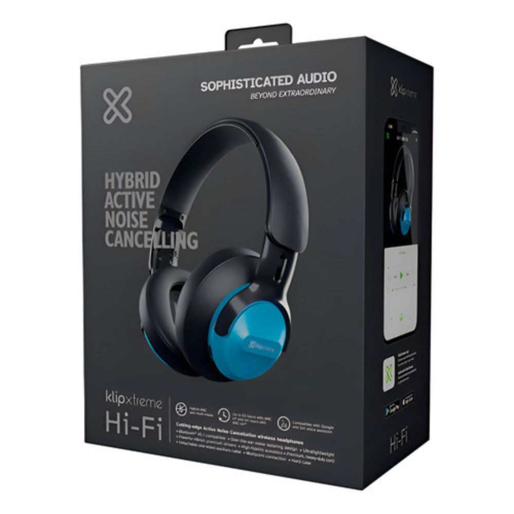 AURICULARES  KLIPXTREME HI-FI INALAMBRICO C/AZUL