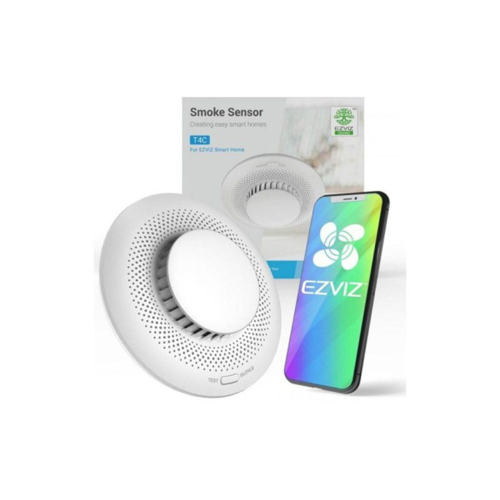 ALARMA EZVIZ SMART HOME T4C DETECTOR DE HUMO