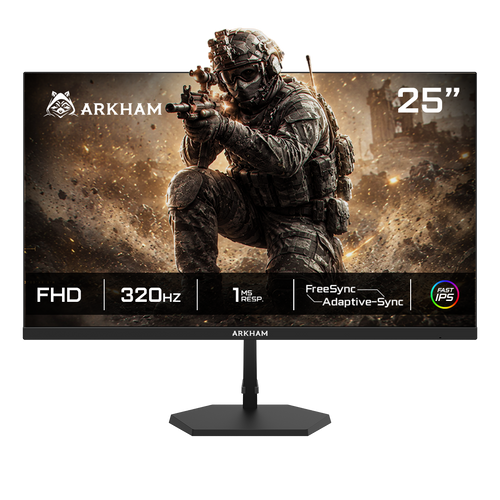 MONITOR 25 ARKHAM 320HZ FAST IPS FHD 1MS HDMI/DP