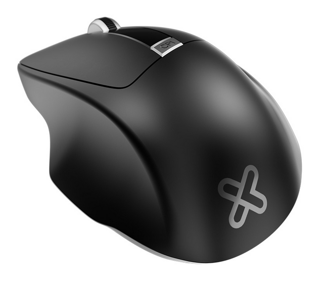 Mouse Klipxtreme Wireless Ergy Kmw-420Bk Ergonomico 4 Botones Nano Dongle (Kmw-420Bk)