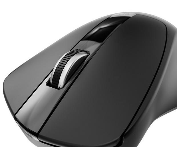 Mouse Klipxtreme Wireless Ergy Kmw-420Bk Ergonomico 4 Botones Nano Dongle (Kmw-420Bk)