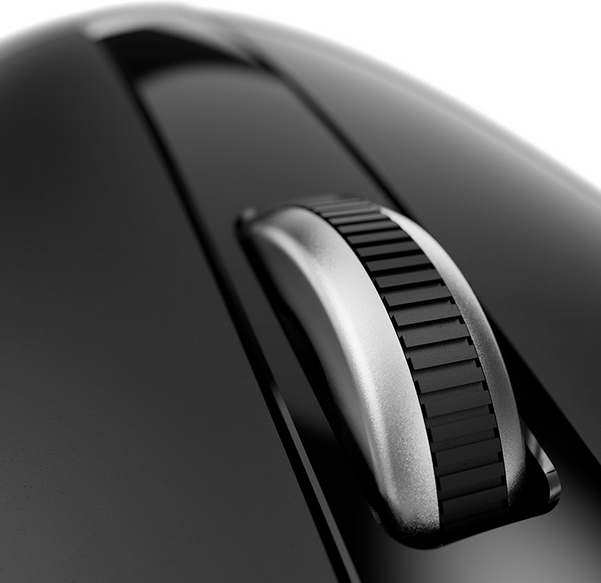 Mouse Klipxtreme Wireless Ergy Kmw-420Bk Ergonomico 4 Botones Nano Dongle (Kmw-420Bk)