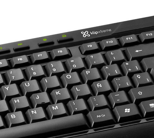 Combo Teclado y Mouse C/ Cable Klipxtreme Kck-251S Deskmate (Kck-251S)