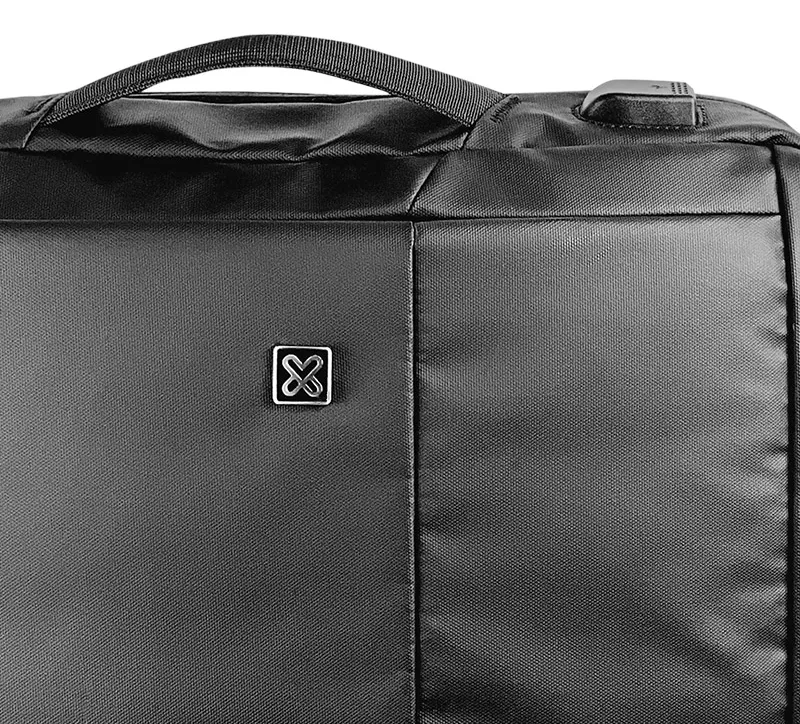 Mochila Notebook  Klipxtreme Bizman 2 En 1  15,6" Negro  C/ Carga Usb  (Knb-895)