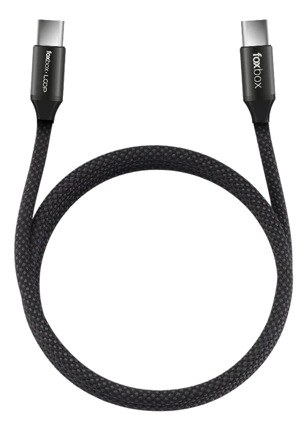 Cable Foxbox Magnetico Foxbox Loop Type C A Type C 60W Negro (8375) Fbx-Clpbx-100