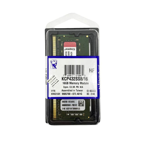 SODIMM DDR4 16GB KINGSTON 3200 CL19 KCP