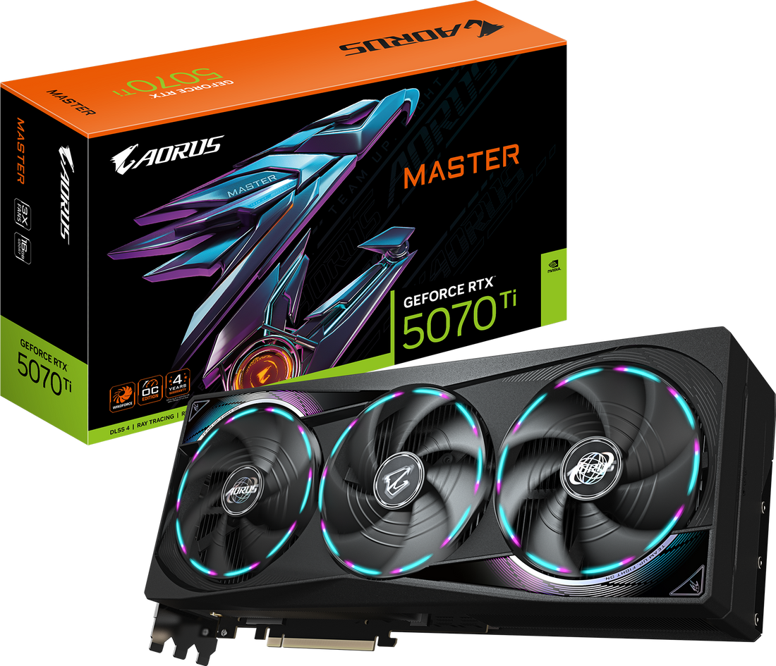 VGA 16GB RTX 5070 TI GIGABYTE AORUS MASTER
