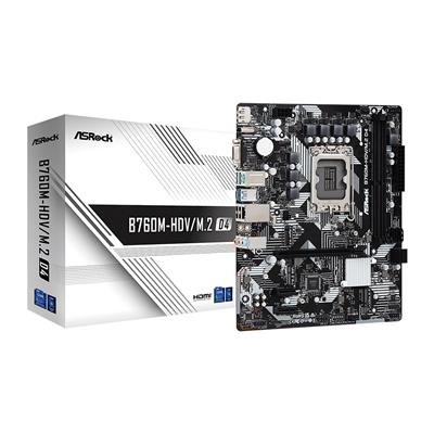 MOTHER ASROCK MB-B760M-HDV/M.2 D4 S1700 DDR4