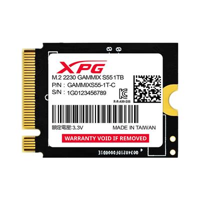 Disco SSD ADATA XPG Gammix S55 1TB M2.2230 PCIe Gen4.0x4 SGAMMIXS55-1T-C