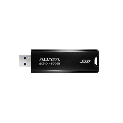 D.Externo ADATA SSD USB 3.2 500GB SC610-500G-CBK/RD