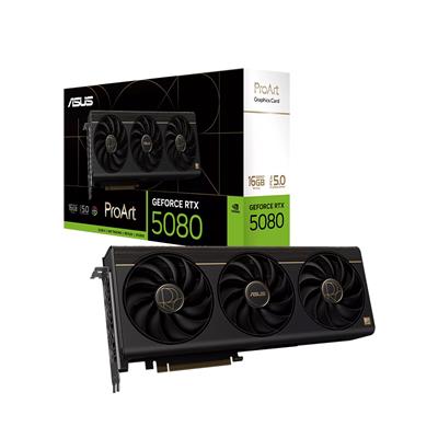 VGA ASUS nVidia PROART-RTX5080- O16G//RTX5080,HDMI*1,DP*2,TYPEC* 1,16G,D7