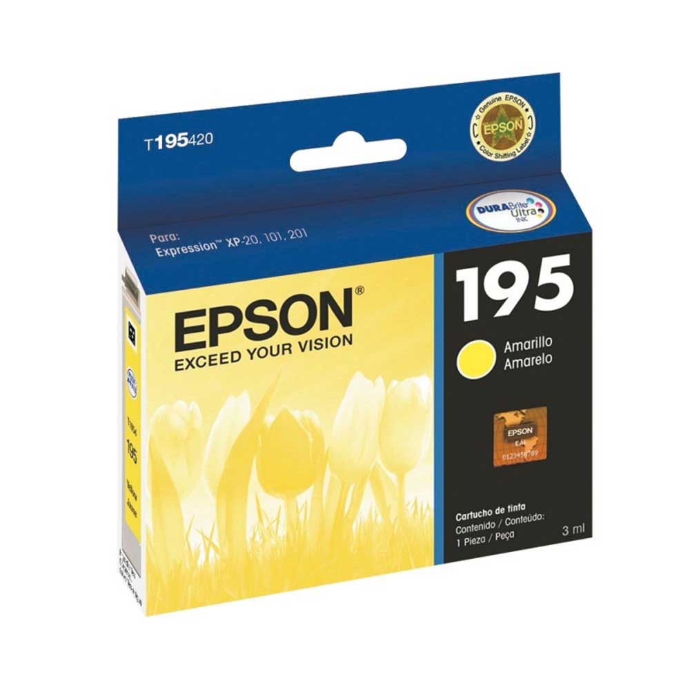 Epson Original T195420-Al Amarillo  P/Xp-201/Xp-211