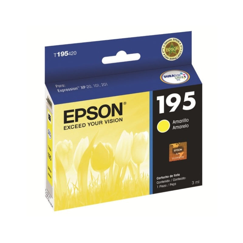 Epson Original T195420-Al Amarillo  P/Xp-201/Xp-211
