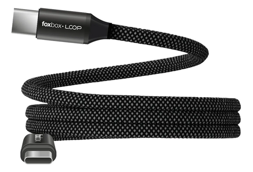 Cable Foxbox Magnetico Foxbox Loop Type C A Type C 60W Negro (8375) Fbx-Clpbx-100