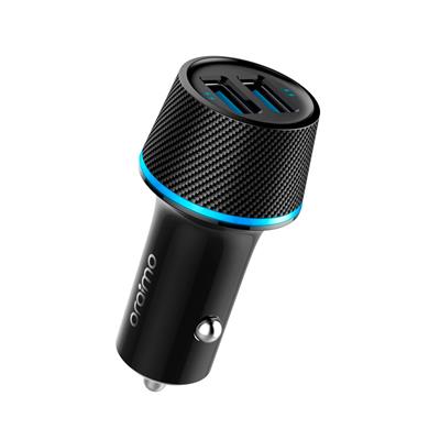 Cargador auto Oraimo OCC-21DML 5V/2A 2 USB y cable Lightning & Micro USB Black 10304462