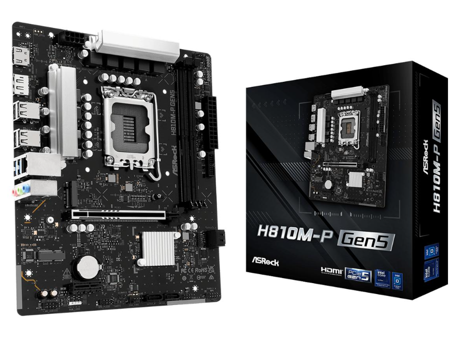 Mb Intel (1851) Asrock H810M-P Gen5 (Mb-H810M-P Gen5)