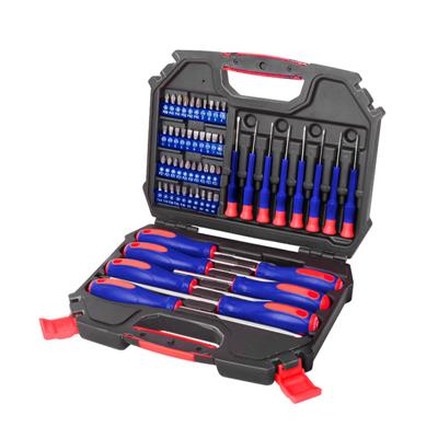 Juego 56 Destornilladores / Puntas Caja Plástica - W009013 -