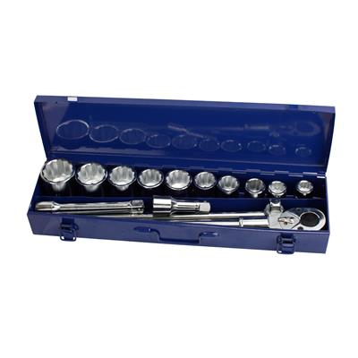 Juego De Bocallaves, Encastre 3/4" 14 Piezas Caja De Metal - W003081 -