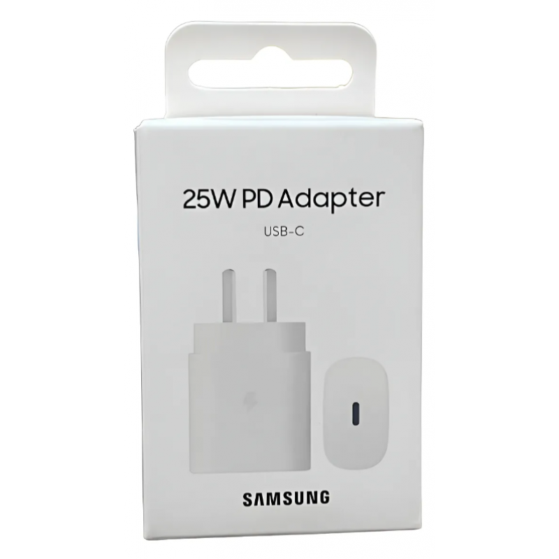 ACCESORIOS SAMSUNG CARGADOR DE VIAJE 25W WHITE C/CABLE