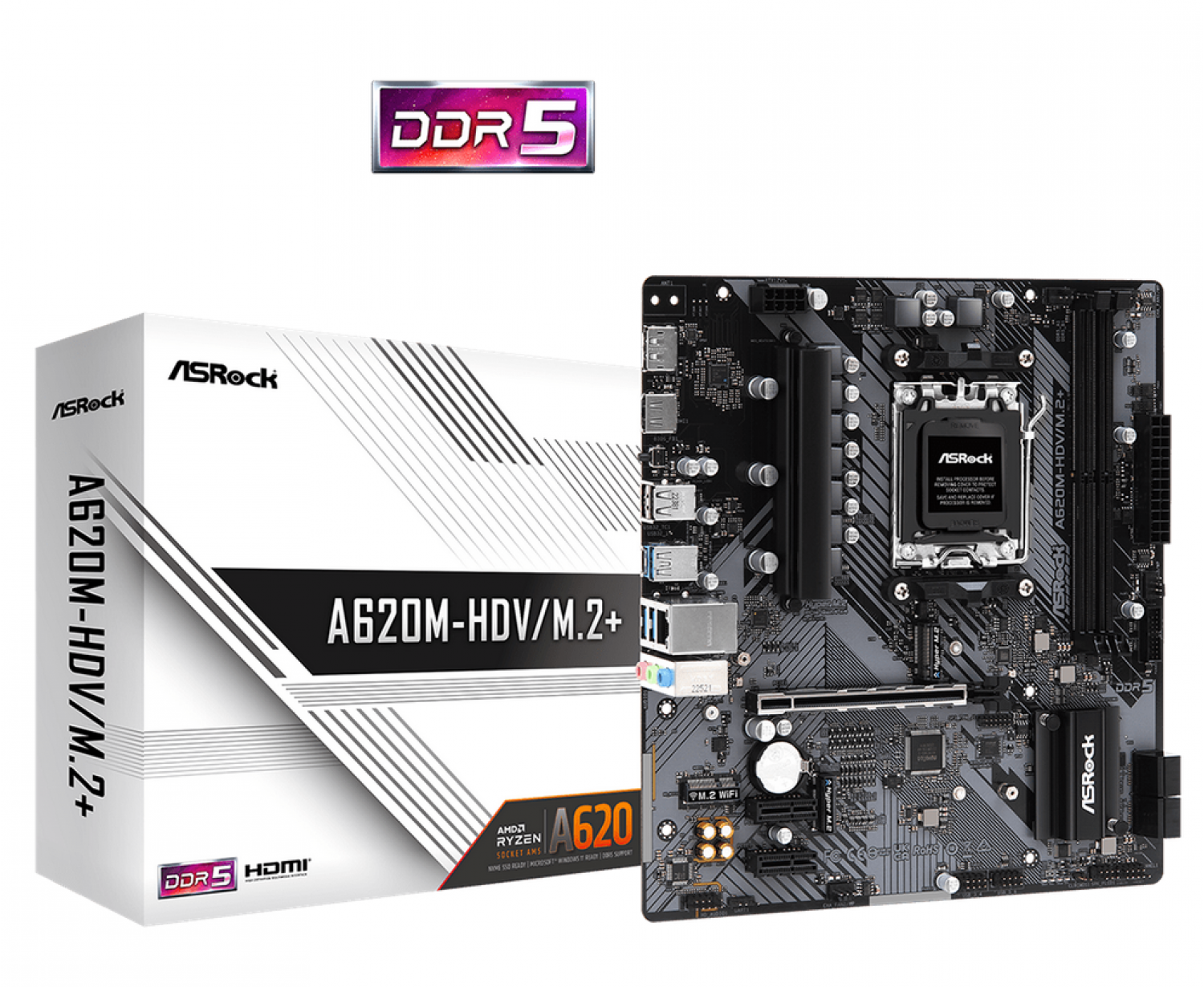ASROCK Motherboards A620M-HDV/M.2+ - imagen 2