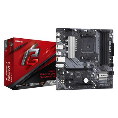 MOTHER ASROCK A520M PHANTOM GAMING 4 AM4