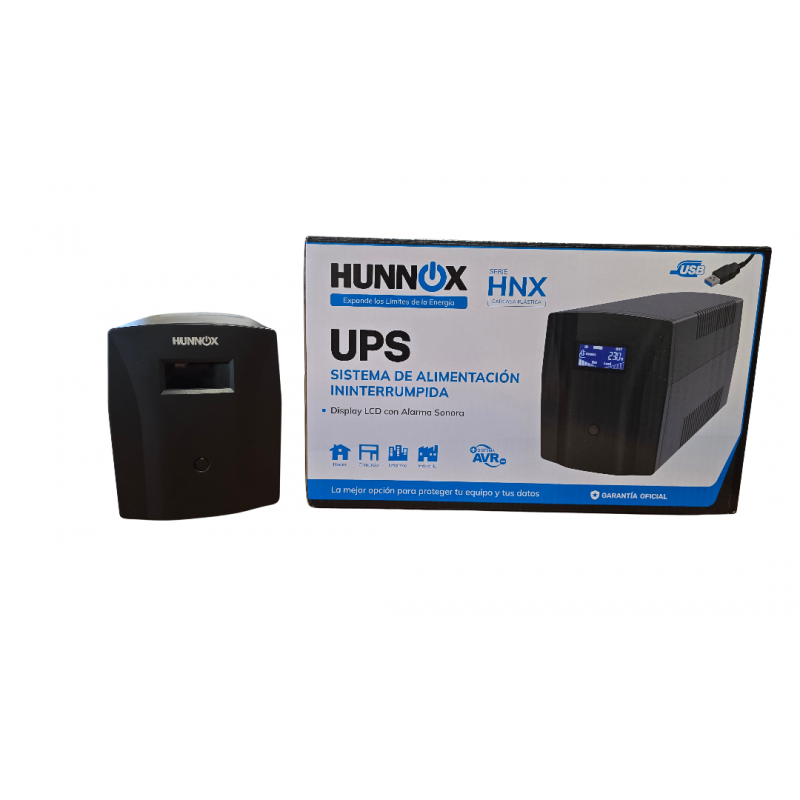 HUNNOX UPS y estabilizadores HUNNOX-1500VA LCD