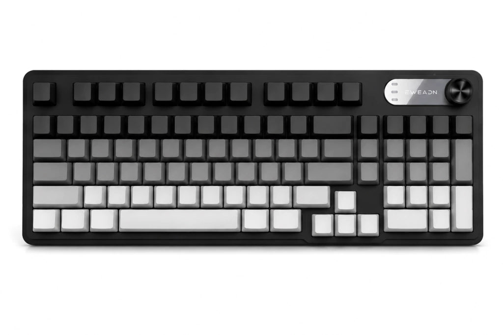 EWEADN V102: Teclado de Membrana Silencioso con Perilla Multimedia y RGB - imagen 5