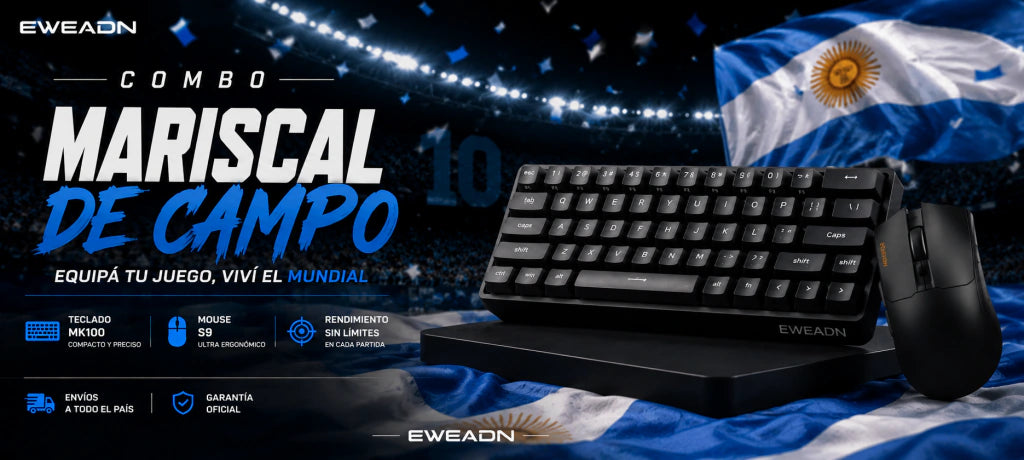 Combo "Mariscal de Campo": Teclado Mecánico DK63 + Mouse Gamer S9 - imagen 2