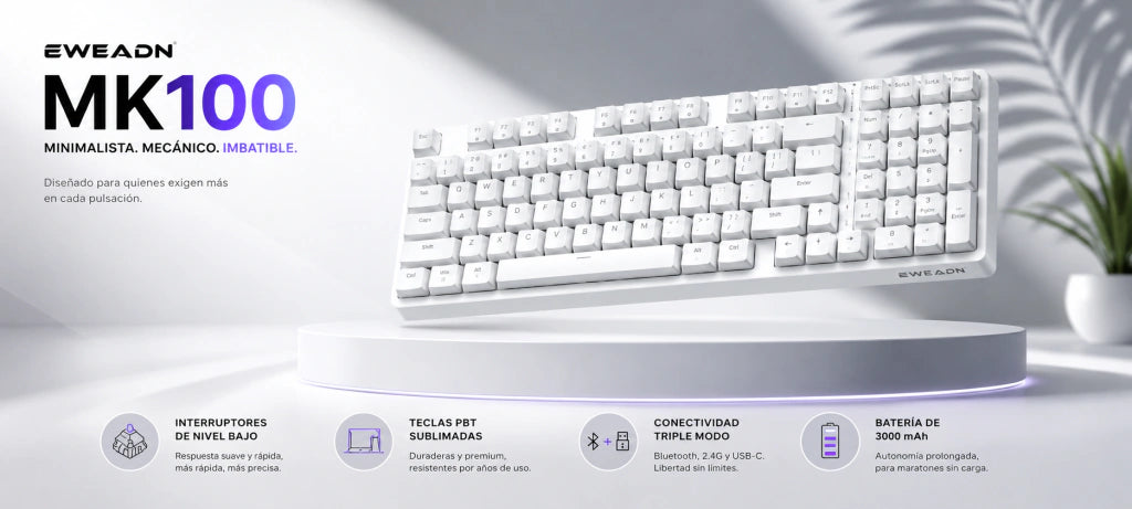Teclado Eweadn MK100 White - imagen 2