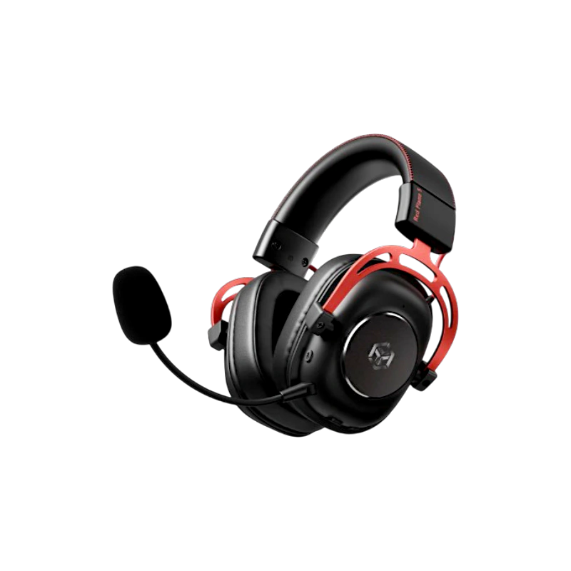 Auriculares Gamer EWEADN CY5 Red Flame | Inalámbricos de 5 Modos, 60h Batería y Drivers 50mm - imagen 3