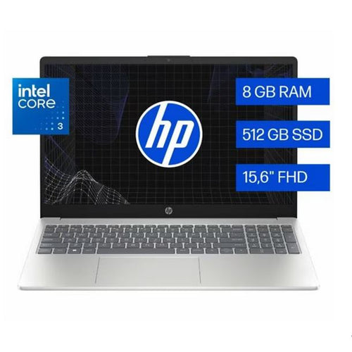 NOTEBOOK HP 15.6 15-FD0331LA I3-100U 8GB 512GB FHD W11H D0CJ4LA