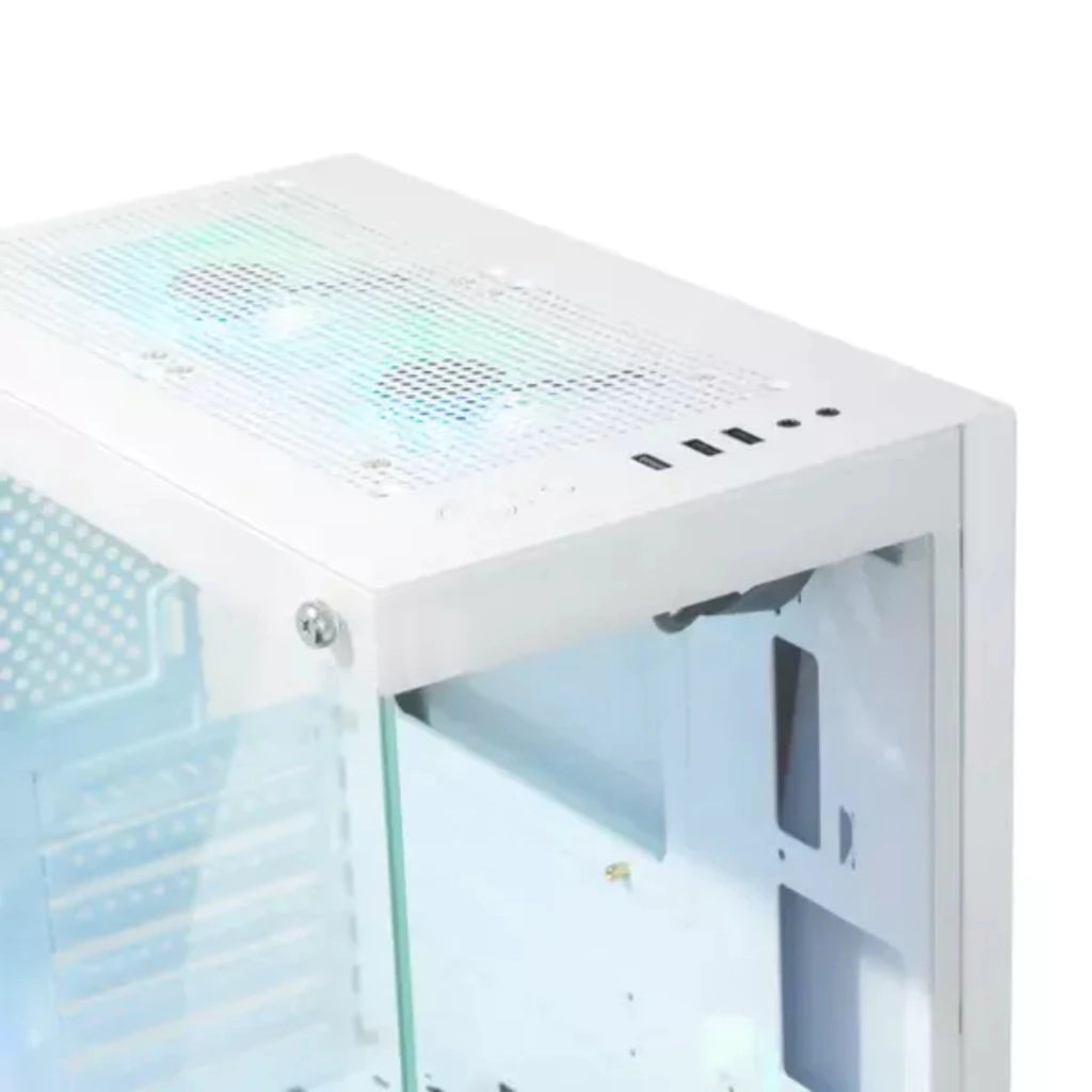 Gabinete Gamer White Wolf WF-100 4 Fans ARGB (Nuevo)
