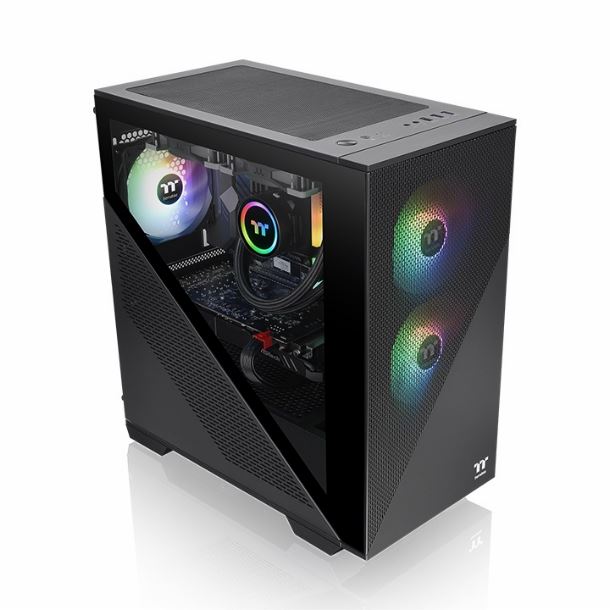 GABINETE THERMALTAKE DIVIDER 170 TG 2 FAN ARGB PWM BLACK