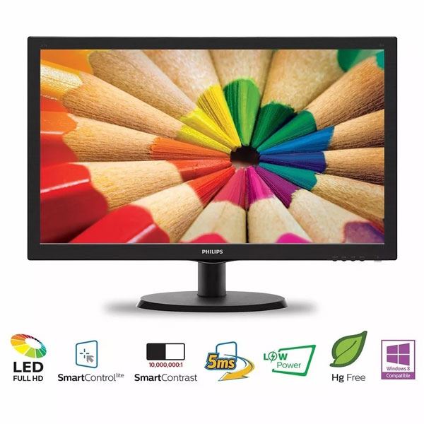 MONITOR 19 PHILIPS 193V5LHSB2/55/77 LED HD 60HZ VGA HDMI