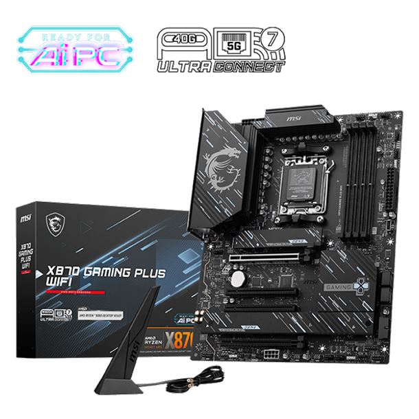 MOTHER MSI X870 GAMING PLUS WIFI DDR5 AM5