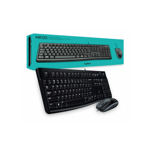 Combo Teclado y Mouse Logitech  MK120 Español