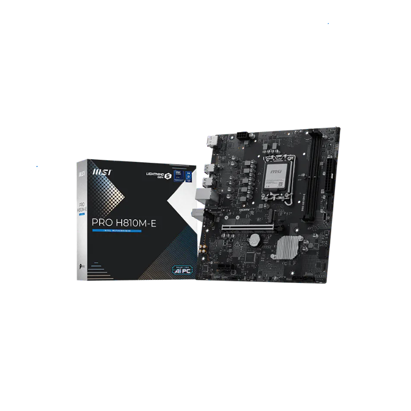 Mother MSI PRO H810M-E DDR5 1851 (Serie Ultra) (4028)