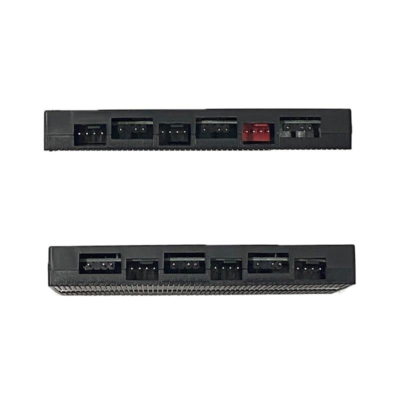 Controladora Xigmatek ARGB y PWM - Para 8 Cooler Fan y LED , Con control remoto