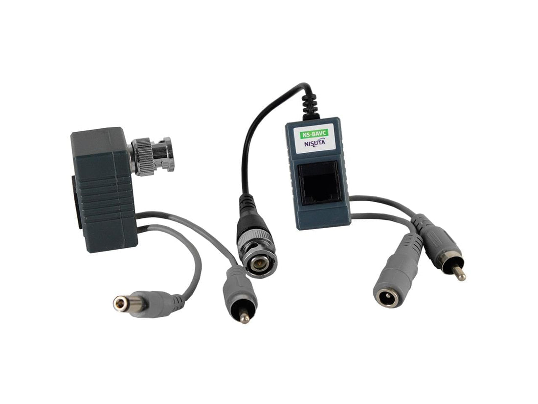 Balun de video + alimentacion pasivo x par